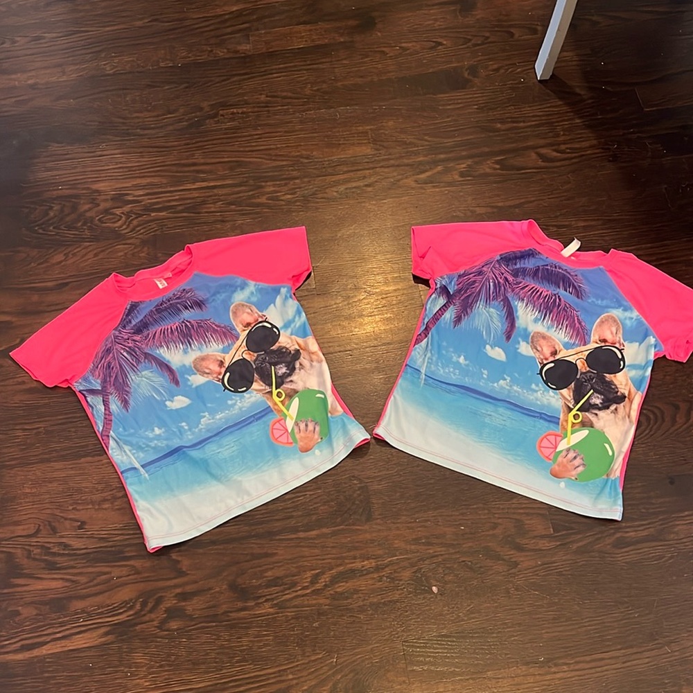 Girls swim shirt